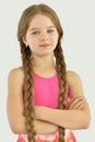 Cute little girl posing Royalty Free Stock Photo