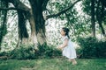 Cute little girl running Royalty Free Stock Photo