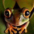 Cute little green frog Royalty Free Stock Photo