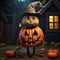 Cute little Halloween pumpkin dude 4