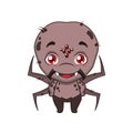 Cute Halloween spider illustration