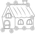 Cute Little House Illustration