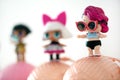 Cute little L.O.L Surprise doll in pink sunglasses