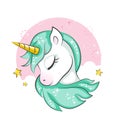 Cute little magical unicorn.