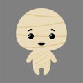 Cute mummy. Flat style. Vector illustration