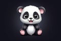 cute little panda bear AI generated