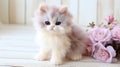 Cute little persian kitten Royalty Free Stock Photo