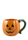 Cute Little Pumpkin Mug Royalty Free Stock Photo