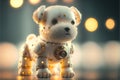 Little robot puppy prototype, generative ai