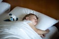 Cute little sleeping boy Royalty Free Stock Photo