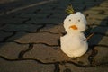 A cute little snowman in the Winter