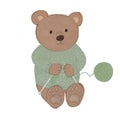 Cute little teddy bear knits