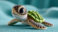 Cute little turtle close up image Royalty Free Stock Photo