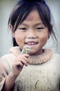 Cute little Vietnamese girl Royalty Free Stock Photo