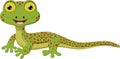 Cute lizard cartoon Royalty Free Stock Photo