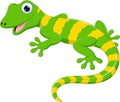 Cute lizard cartoon Royalty Free Stock Photo