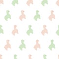 Cute Llama Vector Silhouette Pattern Royalty Free Stock Photo