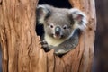 Cute love koala. Generate Ai Royalty Free Stock Photo