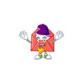 Cute love letter mascot cartoon dressed as an Elf Royalty Free Stock Photo