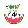 One in a melon girl