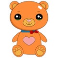 Cute in loved teddy bear