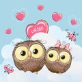 Cute Lovers Owls