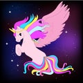 Cute magical unicorn,sweet kids graphics for t-shirts