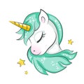 Cute little magical unicorn.