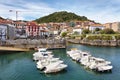 The cute marine village of Mundaka in Basque country, Spain