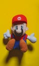 Cute mario bros character doll Royalty Free Stock Photo