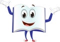 Cute mascot characters of books