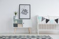 Cute minimalism in nursery Royalty Free Stock Photo