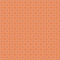 Cute modest geometric seamless pattern Small blue and white peas on a muted orange peach apricot background