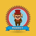 cute monkey design Royalty Free Stock Photo