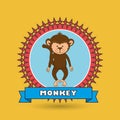 cute monkey design Royalty Free Stock Photo