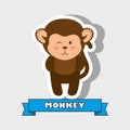 cute monkey design Royalty Free Stock Photo