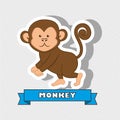 cute monkey design Royalty Free Stock Photo
