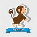 cute monkey design Royalty Free Stock Photo