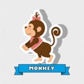 cute monkey design Royalty Free Stock Photo