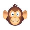 Cute Monkey Emoji Royalty Free Stock Photo