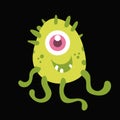 Cute monster cartoon character 008