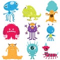 Cute Monster Collection Set