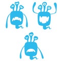 Cute Monster Expressions