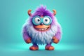 Cute Monster, Generative AI Royalty Free Stock Photo