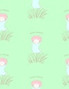 Cute mushroom pattern