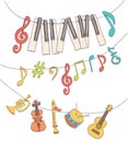 Cute musical signs