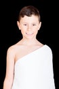 Cute Muslim Kid Wearing Ihram During Hajj Royalty Free Stock Photo