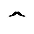 Mustaches design siluet