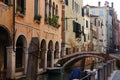 cute narrow street in Venice, Italy during the quarantine