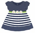 cute navy frocks print vector art